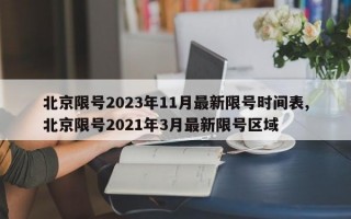 北京限号2023年11月最新限号时间表,北京限号2021年3月最新限号区域