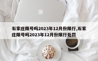 石家庄限号吗2023年12月份限行,石家庄限号吗2023年12月份限行处罚