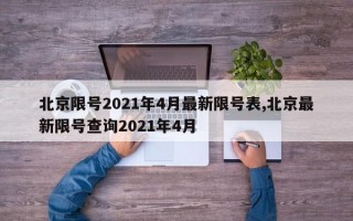 北京限号2021年4月最新限号表,北京最新限号查询2021年4月